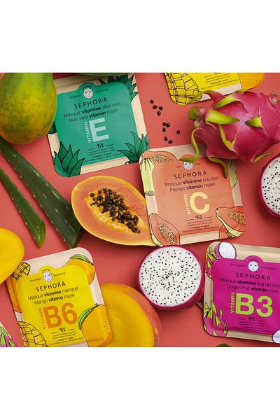 SEPHORA Face Mask Aloe Vera + Vitamin E Radiance Aslbeauty