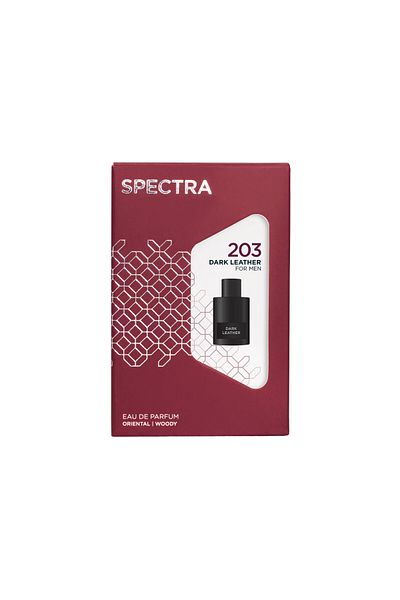 Spectra Pocket 203 Dark Leather EDP Unisex Perfume - 18ml