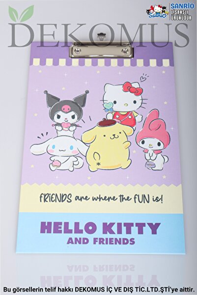 Hello Kitty DEKOMUS İLE LİSANSLI YENİ SEZON HELLO KITTY AND FRIENDS SEKRETERLİK