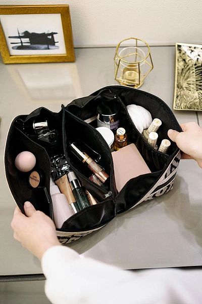 Helen's Home Makeup Bag Organizer Travel Type Bag Organizer