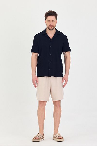 Gennaro Short Sleeve Textured Shirt