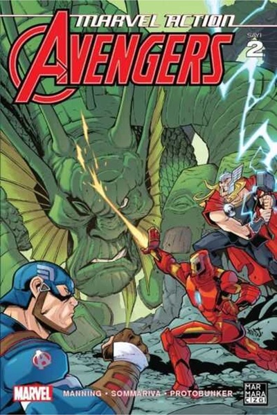 Marmara Çizgi Yayınları Marvel Action Avengers (1-12) Çizgi Roman | Spider-man Mini Kartpostal Ve Çizgi Roman Ayraç