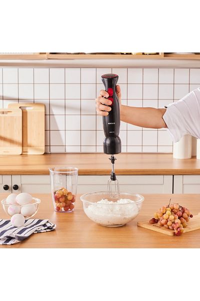 Karaca 6 in 1 Food Processor - 2000W Powerful Motor - 1.5Lt Large Churn - Turbo Peak Boost with Gift