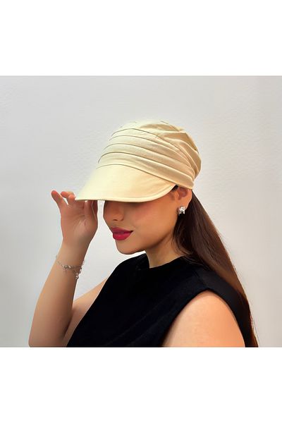 CapZone Tie-Up Visor Hat Visor Bandana Sun Protection Cream
