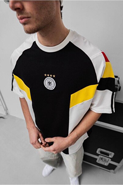 KUN SPORTSWEAR Retro Nostalgic Oversize Unisex T-Shirt Κεντημένο Κέντημα