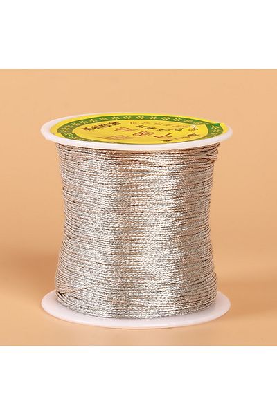 Choice Silver Golden Gold Silver Rope Chinese Knot Cord String Sewing Machine Threads Crafts Gift Thread Co