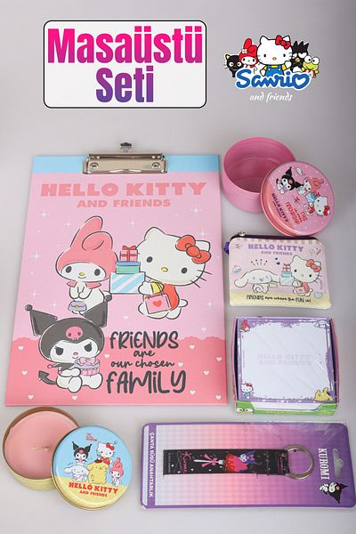 kuromi Licensed New Season Secretarial Kuromi, Hello Kitty, Cinnamoroll and Bird Meme