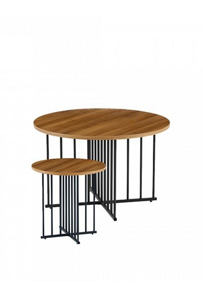 SAHABA 1 x 1 Table Set Brown 2316