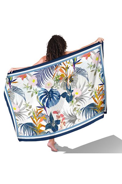 TUA BLUE HAWAI Model Lenjerie de corp fără satin PAREO