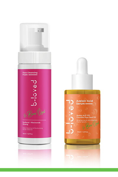 b-loved 2'li Cilt Bakım Seti Leke Karşıtı %10 Azelaik Asit Serumu - Niasinami...