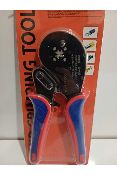 technozi Yüksük Sıkma Pensesi Kablo Vxc9 16-4 0.08-16mm 28-5awg
