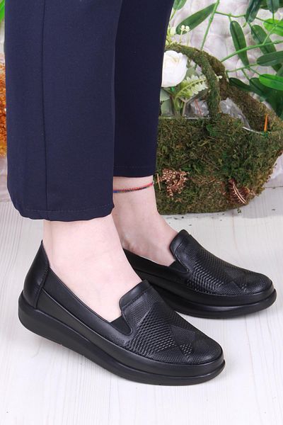 Mehmet Mete 217 Gnd Anatomical Comfortable Flexible Genuine Leather Women's Shoes