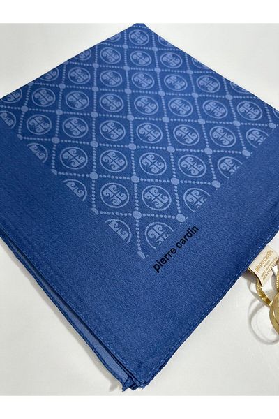 Pierre Cardin Φουλάρι Elegans Monogram - 1090750 -922 Indigo Blue