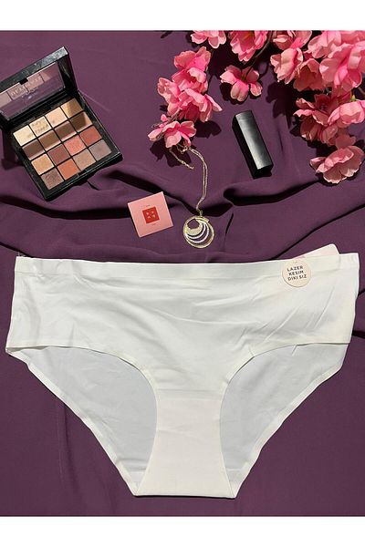 bunq White Laser Cut Seamless Non-Marking Ghost Underwear