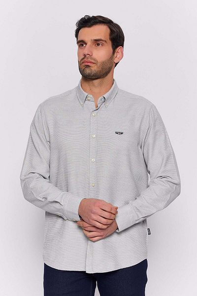Galvanni Men's Gray Shirt - Norret Gray