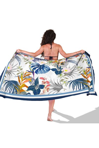 TUA BLUE HAWAI Model Lenjerie de corp fără satin PAREO