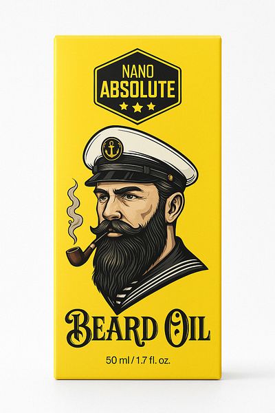 Nano Absolute Beard and Moustache Care Oil 50 ml Nourishing Strengthening Shine
