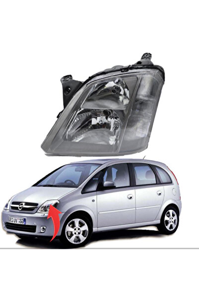 Wisco Opel Merıva 04 Ve Sonrası Uyumlu Far Sol Gri 1216153GRI