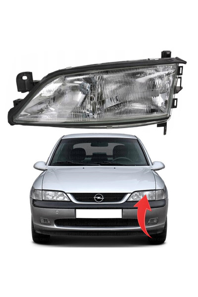 Genel Markalar Opel Vectra B 96 Ve Sonrası Uyumlu Far Sol 1216527