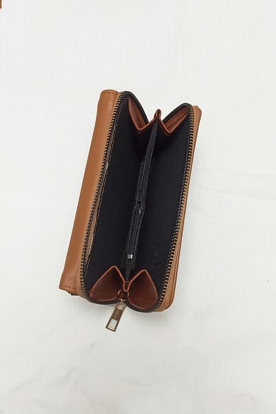 MILANOFOX Дамски портфейл Mink Large Cat с отделение за монети и държач за карти