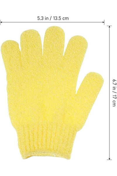 Other 2pair Bath Gloves Spa Massage Body Scrubber Cleaner/Nylon Exfoliating Gloves Multi-Color