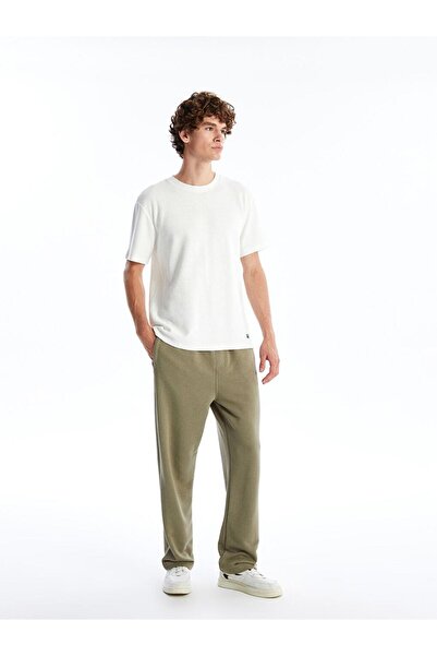 LC Waikiki Crew Neck Short Sleeve Men's Textured T-Shirt