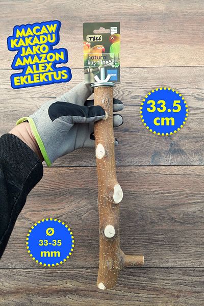 Vixpet Venty 33.5 cm Natural Parrot Perch T626