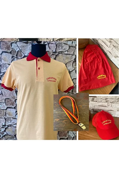 MARTEN Set4 Lifeguard Polo Collar 100% Cotton Lacost T-Shirt Set
