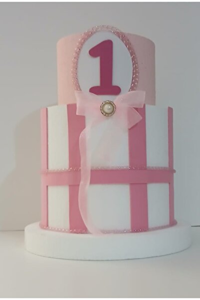 Butik maket pasta pembe 1 yaş