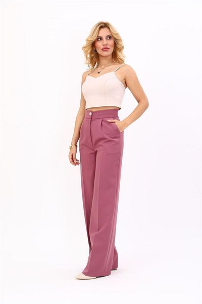 ÖNDER ÖZSOY Corsage Belt - Palazzo Trousers, Roseylaşı