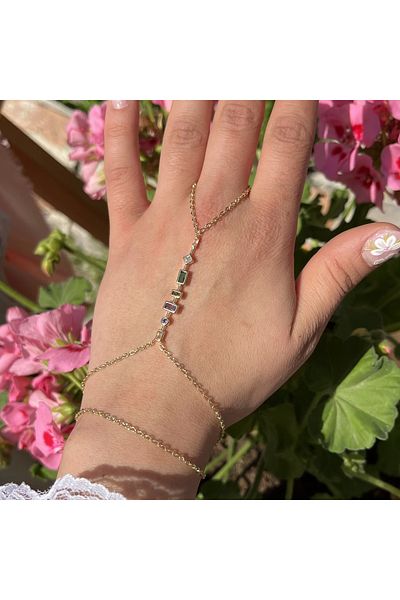 Vintagezegeni Shahmeran I Xuping with Colour Stone