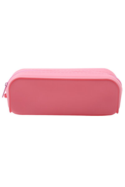 Choice Pink New Kawaii Colorful Silicone Pencil Case Cute Fashion Pencil Bag Stationery Storage Pouch Stude