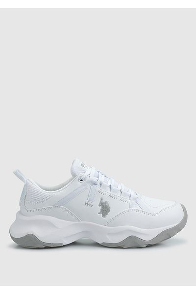 U.S. Polo Assn. Sneakerși albi de damă