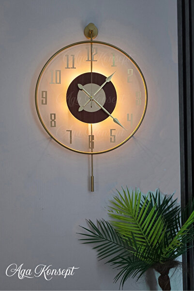 AGA KONSEPT LED'li Golden Latin Tiktok Face (Büyük 50 x 75 cm) Modern Dekorat...