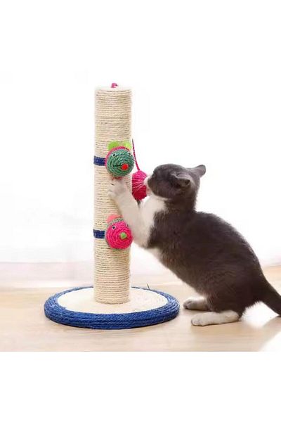 Generic Beauenty Pet Scratching Toy Beige/Blue/Pink