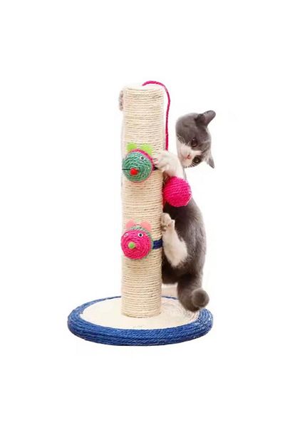 Generic Beauenty Pet Scratching Toy Beige/Blue/Pink