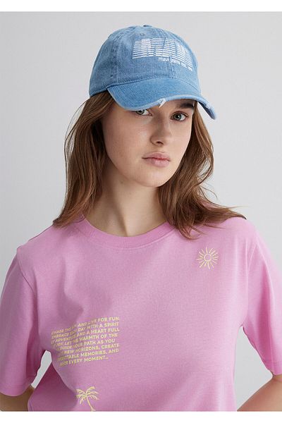 Mavi Bestickte Denim-Mütze 1913004 -70872