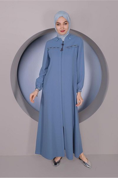 Alvina Στολίδι κουρτίνας με φερμουάρ με κουκούλα 10363