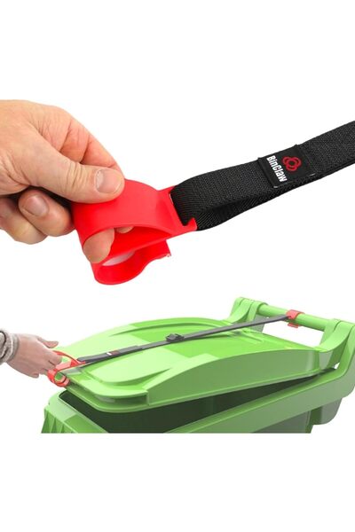 COOYA Trash Can Lock, Adjustable with Elastic Strap, Suitable for Outdoor Use, Suitable for Animals Dogs