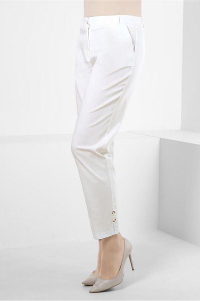 Alvina Button Detailed Trousers 70387