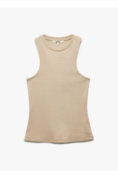 Koton X Sima Tarkan Camel Hair Women's Undershirt 5Sak10480Ek