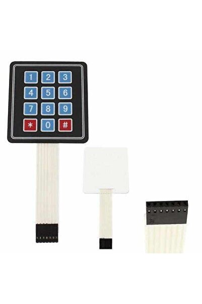 Rodevino 4x3 - 12 Buton Membran Tuş Takımı Keypad Klavye Arduino
