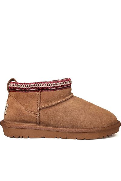 La Conte Brown Booties Womens Shoes