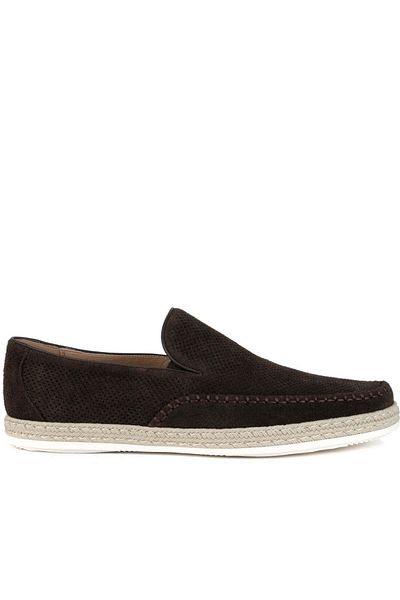 Sergio Moretti Brown Moccasins Mens Shoes