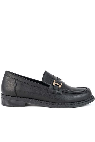 Vaani Black Loafers Womens Shoes