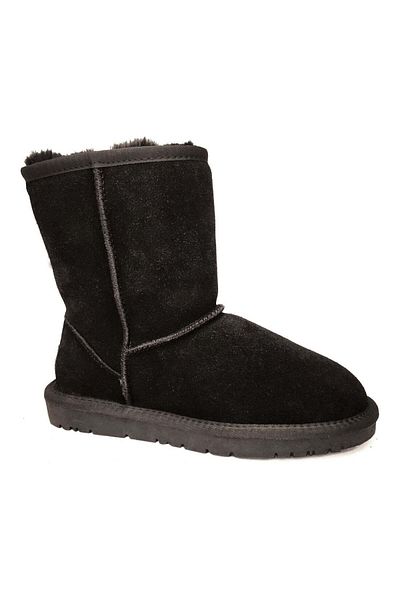 La Conte Black Booties Womens Shoes