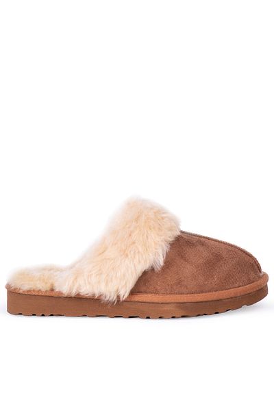 Pierre Cardin 54392 Women's Disc Furry Slippers