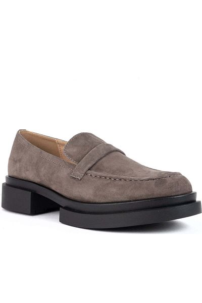 Santino Milano Brown Loafers Womens Shoes