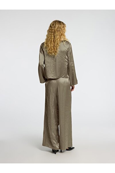 Selected Femme Oberteil mit langen rmeln High Neck