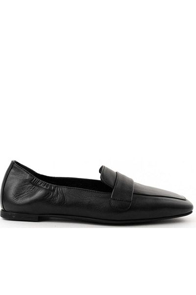 Sergio Moretti Black Moccasins Womens Shoes